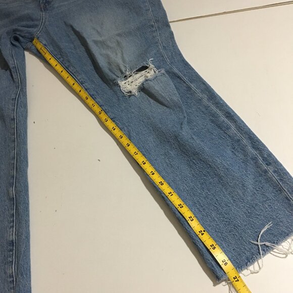 Madewell Womens The Perfect Vintage Jeans Size 32 Distressed - Picture 12 of 14